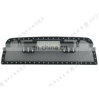 2010 - 2012 Black Wire Mesh Cutout Grille With LED Auto Parts For Dodge Ram 2500 3500 From Maiker