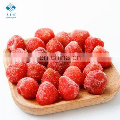 Sinocharm Red Inside American 13 IQF Frozen Whole Strawberry