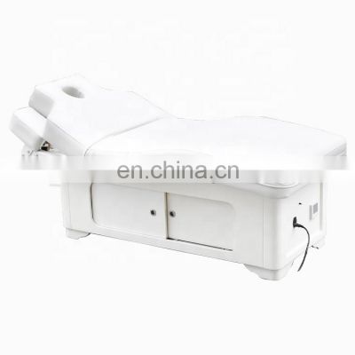 Best quality high-end at home use multifunctional white portable modern 4 motors white color for customizable massage bed