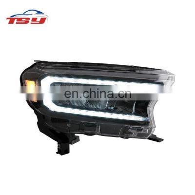 Wholesale Three LED Modified Head Lamp Car Headlight For Ford Ranger T7 T8 2015-2020