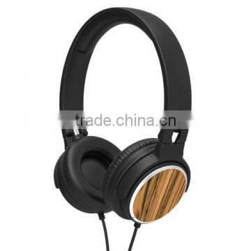 fashion foldable woodheadphones for mobile phone hot new products for 2016