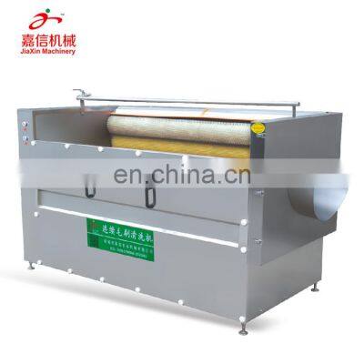 Brush type carrot washing machine