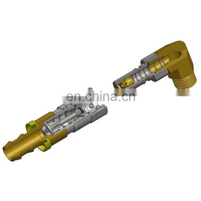 flush-faced type quick mold couplers for High-speed Railway flat face type quick mold coupling