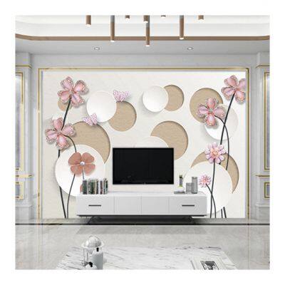Floral 16D 18D 5D 3D New Launched Design Wall Mural Decoration Painting Home Wallpaper Murals Drop Ship photo-3