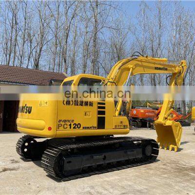 KOMATSU Construction machinery used komatsu pc120 pc120-6 pc120-8 crawler hydraulic excavator