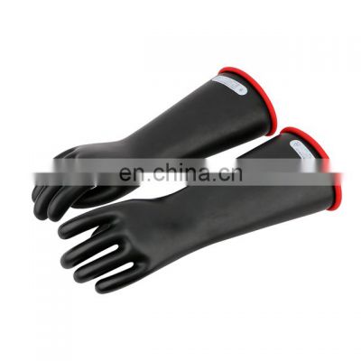 Long High Voltage Class 1 Electric Worker Safety Hand Protection Latex Rubber Insulating Gloves