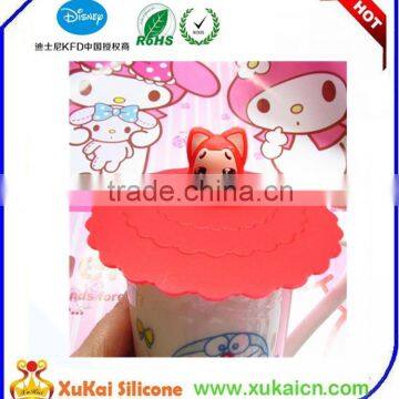 New Design 100% Food Grade silicone cup lid