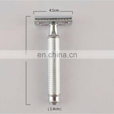 Personal Care Custom Silver Shaver Double Edge Safety Shaving Razor photo-2
