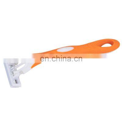 Triple Blades Female Razor Sharp Safety Bikini Razor Smooth Body Hair Remover With Aloe Vera Strip LY3-03Y4