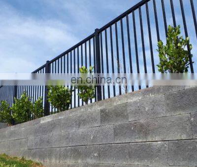Used Welded Galvanized Black Powder Coating Wrought Iron Fence /Ranch /Garden/Pool Steel Fencing photo-4