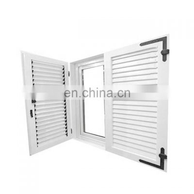 upvc windows with blinds Wholesale shutter windows plastic shutter  acoustic blinds windows with blinds inside