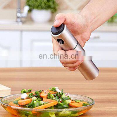 Stainless steel Oil Spray Empty Bottle Oil Dispenser Cooking Tool Salad BBQ Cooking Glass Oil sprayer