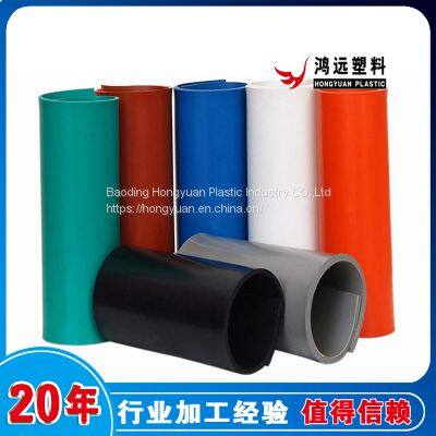 China manufacturer of Soft PVC sheet in rolls green color