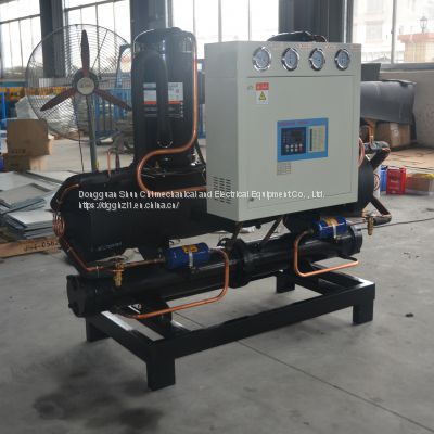 Customized screw unit plastic machine auxiliary injection molding granulator circulating water cooling screw water chillers chillers