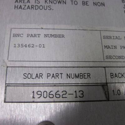 Bentley Nevada 135462-01 Solar Turbines Board 190662-13