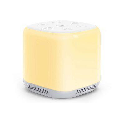 Máquina de ruido blanco para el descanso y el sue?o de bebés con luz nocturna, portátil, ajustable y recargable por USB, para uso en el hogar y viajes