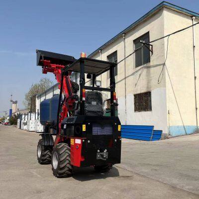 Popular Best Price Mini Lader HZM Wheel Loaders 0.7T HZM807T for Farm Working photo-4