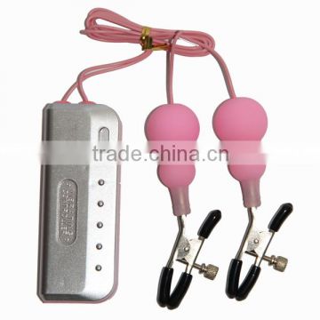 Pink Fantacy Fetish body nipple jewelry adult sex toys sex nipple clamps vibrator