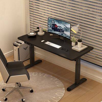 Computer Gaming Desk Metal Base Laptop Electric Adjustable Standing Desk Student Table Factory Price photo-3