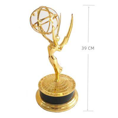 In-Stock Wholesale: High-End, High-Quality Metal Emmy Awards Trophy Replicas—Customizable With Engraved Logos and Text