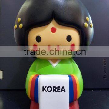 OEM PVC KOREA Girl figure toy