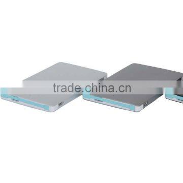 Power Bank With Led Charge Indicator Aluminium Credit Card Power Bank 2500mAh 3 in 1 Power Bank photo-2