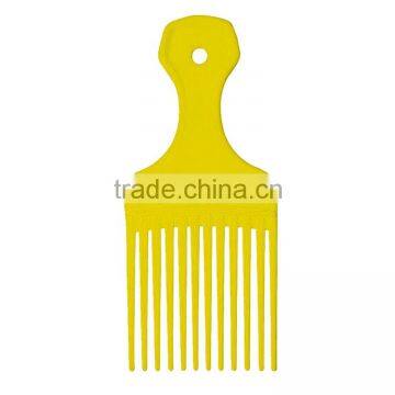 Afro comb small plastic hair comb,Double prong afro comb