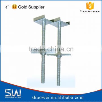 Zinc Plated Adjustable Solid Base Jack