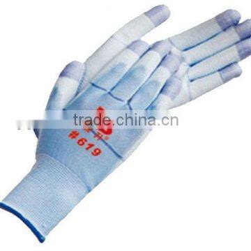 13 gauge PU coated nylon gloves EN388