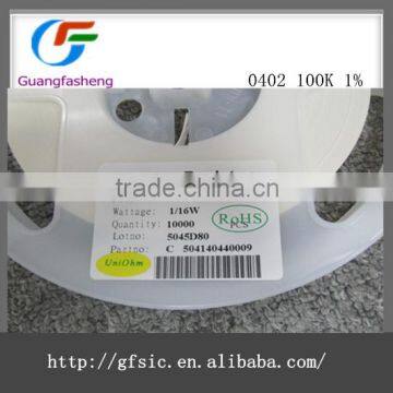 0402 SMD Resistor 100K 1% 1/16W photo-1