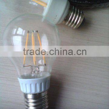 Glass Housing New Mode A60 High Lumen 4W Light Led Filament Bulb