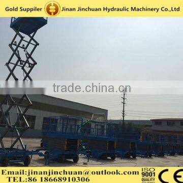 Scissor type elevating mobile lift platform with low processing cost