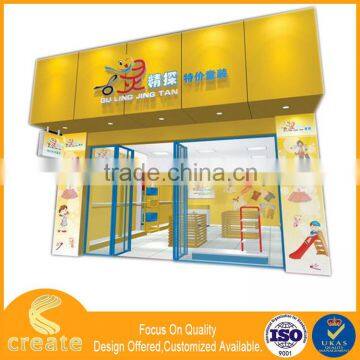 OEM/ODM Making Cabinet Designs for Children's Clothes,shop Furniture Garment Display for Kids Clothing photo-3