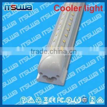 v shape LED light tube 4 ft, overpower protection, All Voltage, walking cooler light