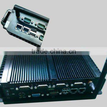 Intel Atom D2550 High Value Fanless Embedded Box PC with 2 GigaLAN and Isolated COM Ports/digital IOs