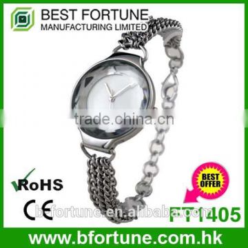 FT1405_S Charming wrist stainless steel back slim bracelet girls trendy timepiece