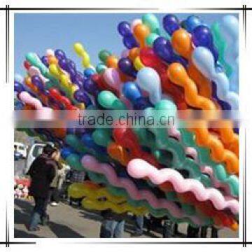 factory direct sale cheap interesting screw balloon,twisted balloon for toy,pary,festival