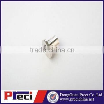 CNC metal parts hexagon brass connector screw