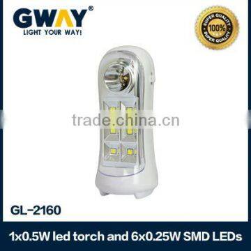 popular 1+6led mini emergency lighting