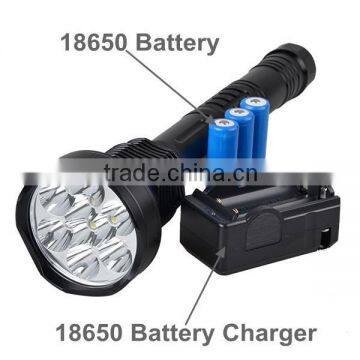 YT-1889 XML 9 LED 12000-Lumen LED Flashlight photo-5