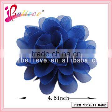 Newly Handmade Solid Fabric Ribbon Flower Hair Clip Korean Hair Accessories (XH11-8462) photo-5