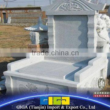 GIGA hot chinese cheap marble tomb stone