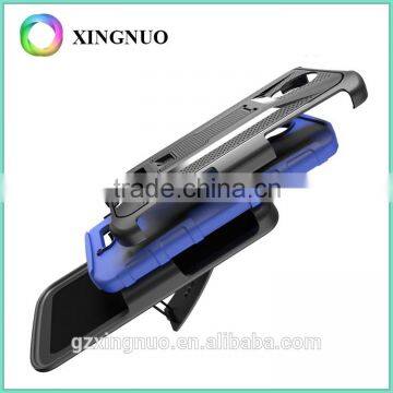 Rugged Armor Holster Case Cover Case for Moto X3 With Kickstand and Locking Belt Swivel Clip photo-4