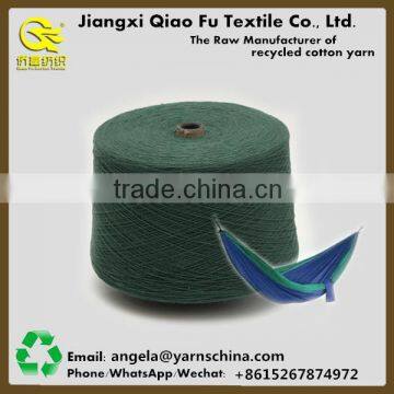 Wholesale Ne8s OE recycled cotton polyester yarn for weaving&knitting hammock