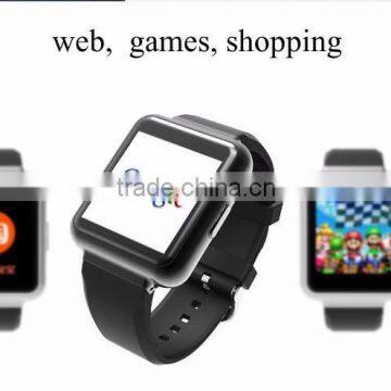 2016 New Smartwatch q1 smart watch Android 5.1 Qard Core Square 320*320 1.54" IPS 2G/3G with GPS Wifi SIM Card wearable devices