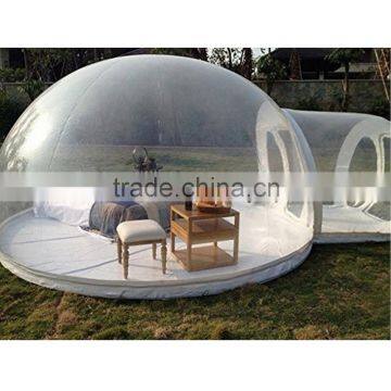 Outdoor Single Tunnel Inflatable Beach Tent Round Inflatable Transparent Tent House Spherical Inflatable Camping Tent photo-4