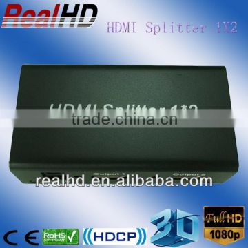 1x2 HDMI Splitter support 1080p with key