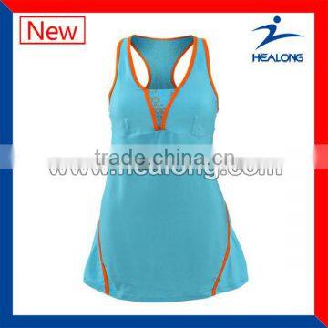 New Design X-back Tennis Uniform Breathable Jersey