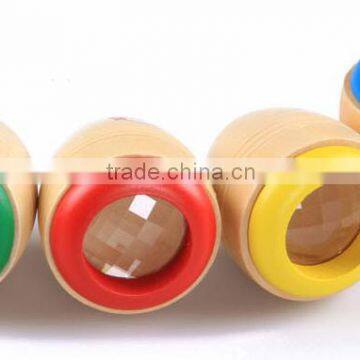 Funny wooden kaleidoscope toy for kids