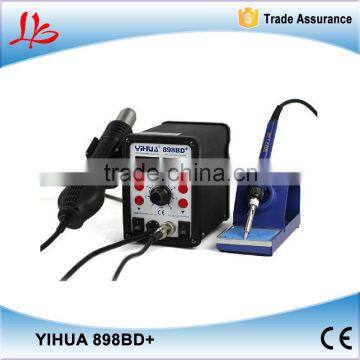 YIHUA 898BD+ 2 in 1 Digital Display Hot Air Desoldering Station , Electric Iron + Heat Gun